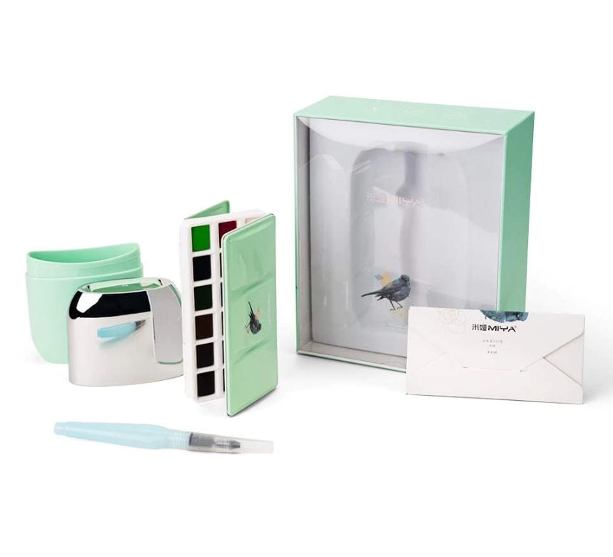 MIYA HIMI Solid Watercolor Travel Set 18 Colors