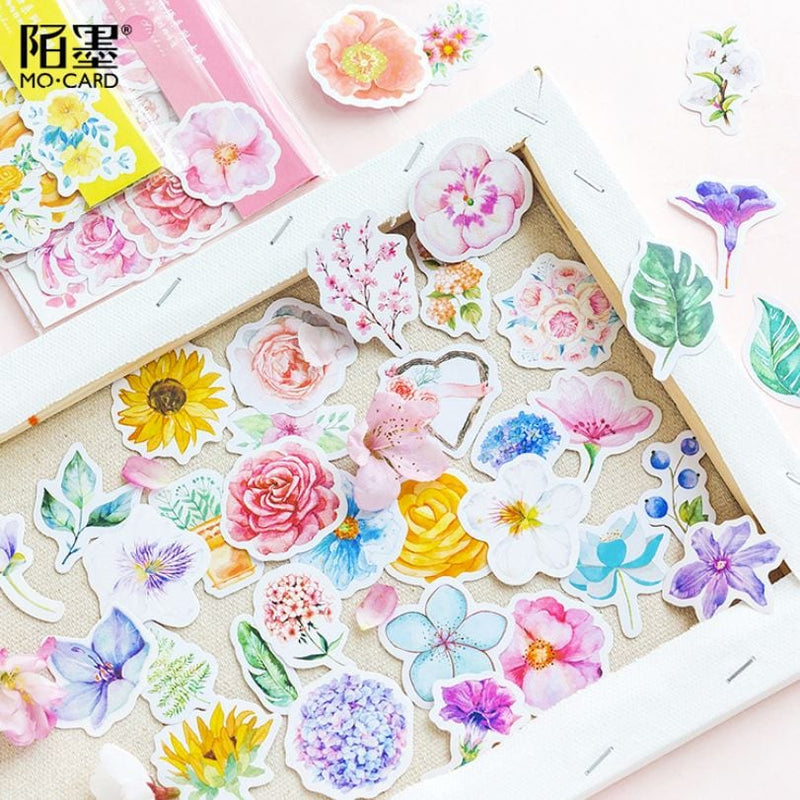 MoCard Flower Collection Sticker Flakes 45pcs