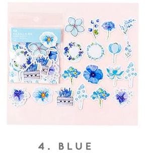 MoCard Flower Collection Sticker Flakes 45pcs