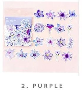MoCard Flower Collection Sticker Flakes 45pcs