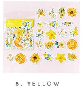 MoCard Flower Collection Sticker Flakes 45pcs