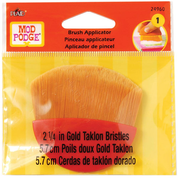 Mod Podge Plaid Gold Taklon Brush Applicator