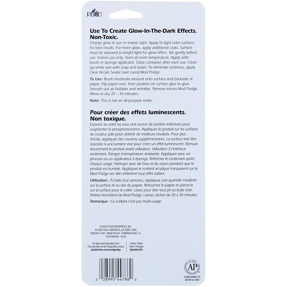Mod Podge Glow-In-The-Dark 4oz