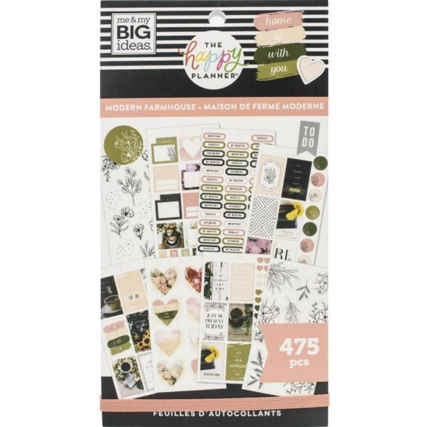 Me and My Big Ideas Modern Farmhouse Big Value Pack Stickers Happy Planner Stickers 475 Stickers