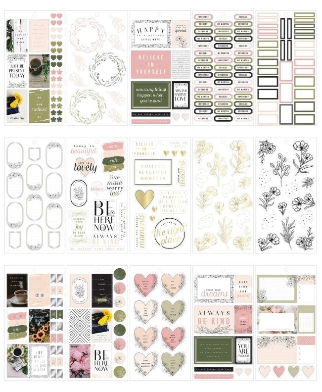 Me and My Big Ideas Modern Farmhouse Big Value Pack Stickers Happy Planner Stickers 475 Stickers