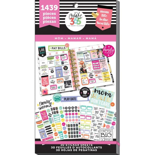 Me and My Big Ideas Mom Classic Value Pack Stickers Happy Planner Stickers 1439 Stickers
