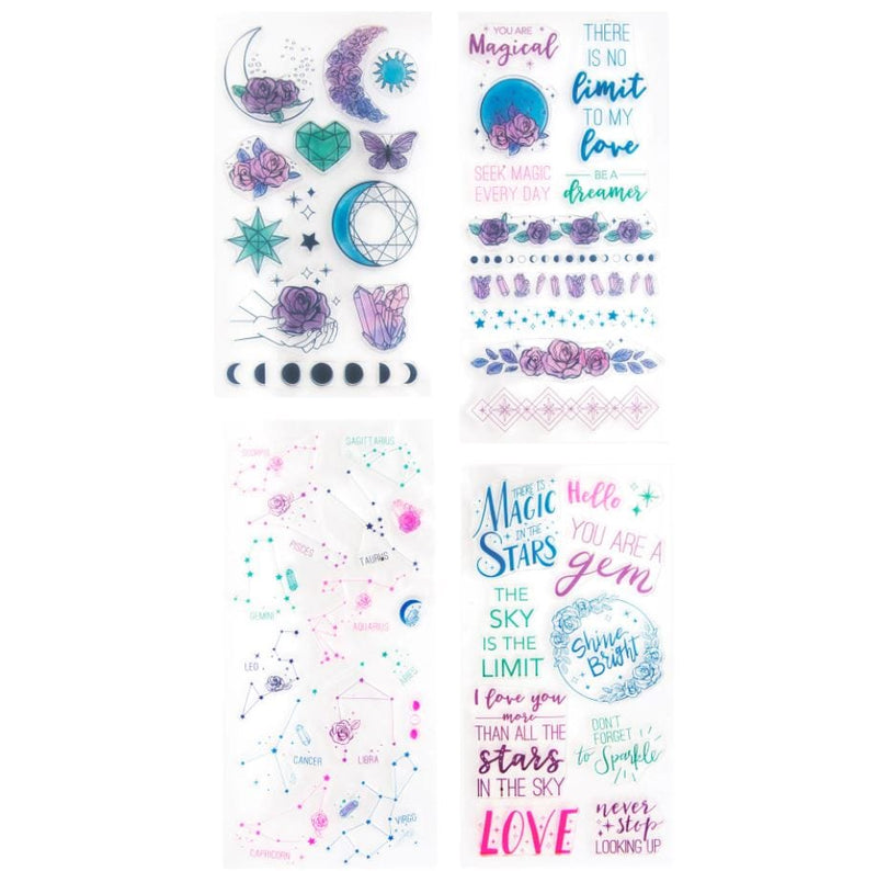 Craft Smart Moonflower Clear Stamp Set (4 Sheets)