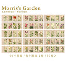 Yuxian Moriss' Garden Vintage Postage Stamp Sticker Flakes Pad