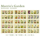 Yuxian Moriss' Garden Vintage Postage Stamp Sticker Flakes Pad