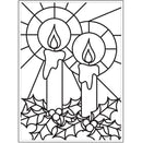 Darice Mosaic Candles Embossing Folder
