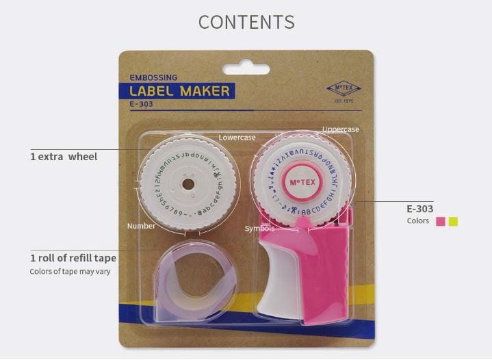 Motex E303 Label Maker / Tape Writer
