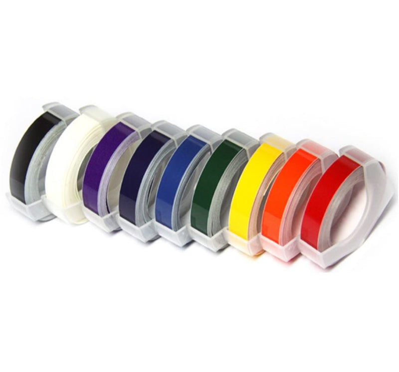 Motex Basic Colors Refill Tape for Motex Label Maker / Tape Writer 9mm