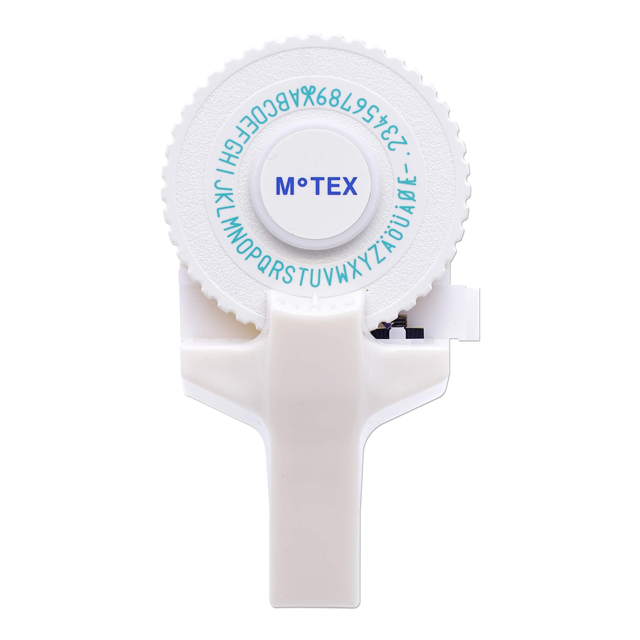 Motex E101 Label Maker with 2 Wheels / Tape Writer