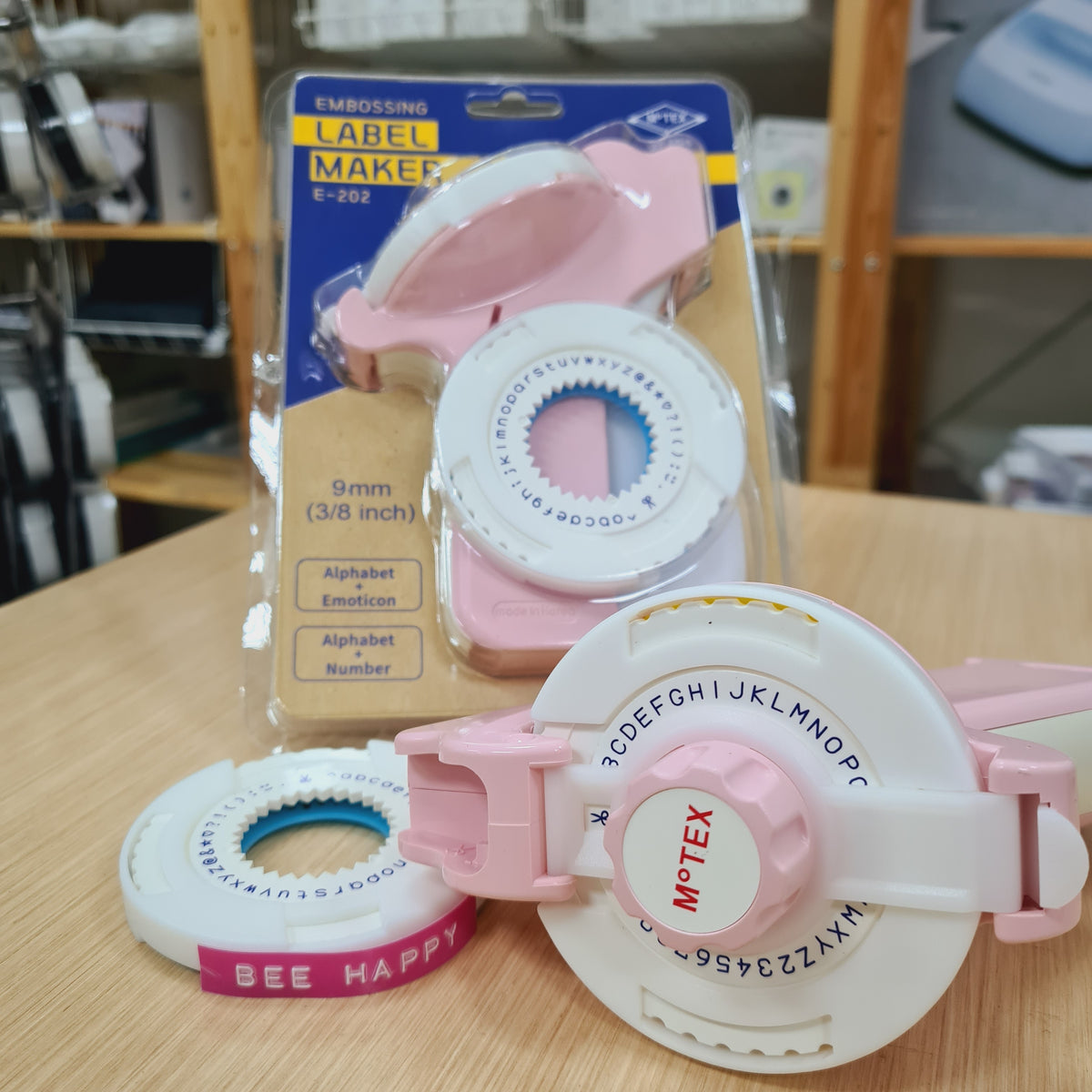 Motex E202 Label Maker / Tape Writer