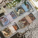 MoCard Mucha Style Decorative Arts Sticker Flakes in a Box Mr. Paper