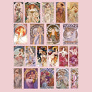 MoCard Mucha Style Decorative Arts Sticker Flakes in a Box Mr. Paper