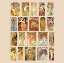 MoCard Mucha Style Decorative Arts Sticker Flakes in a Box Mr. Paper