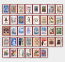 Mr. Paper Vintage Postage Stamp Sticker Booklet