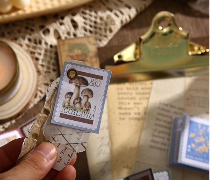 Mr. Paper Vintage Postage Stamp Sticker Booklet
