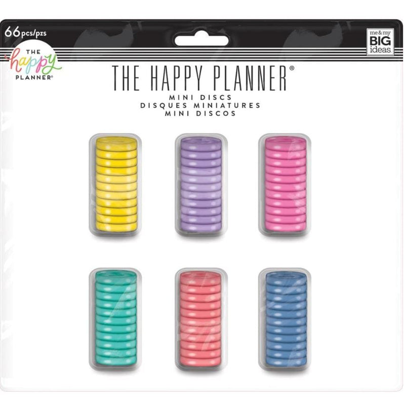 Me and My Big Ideas Multi Color Happy Planner Mini Disc Value Pack 66/Pkg