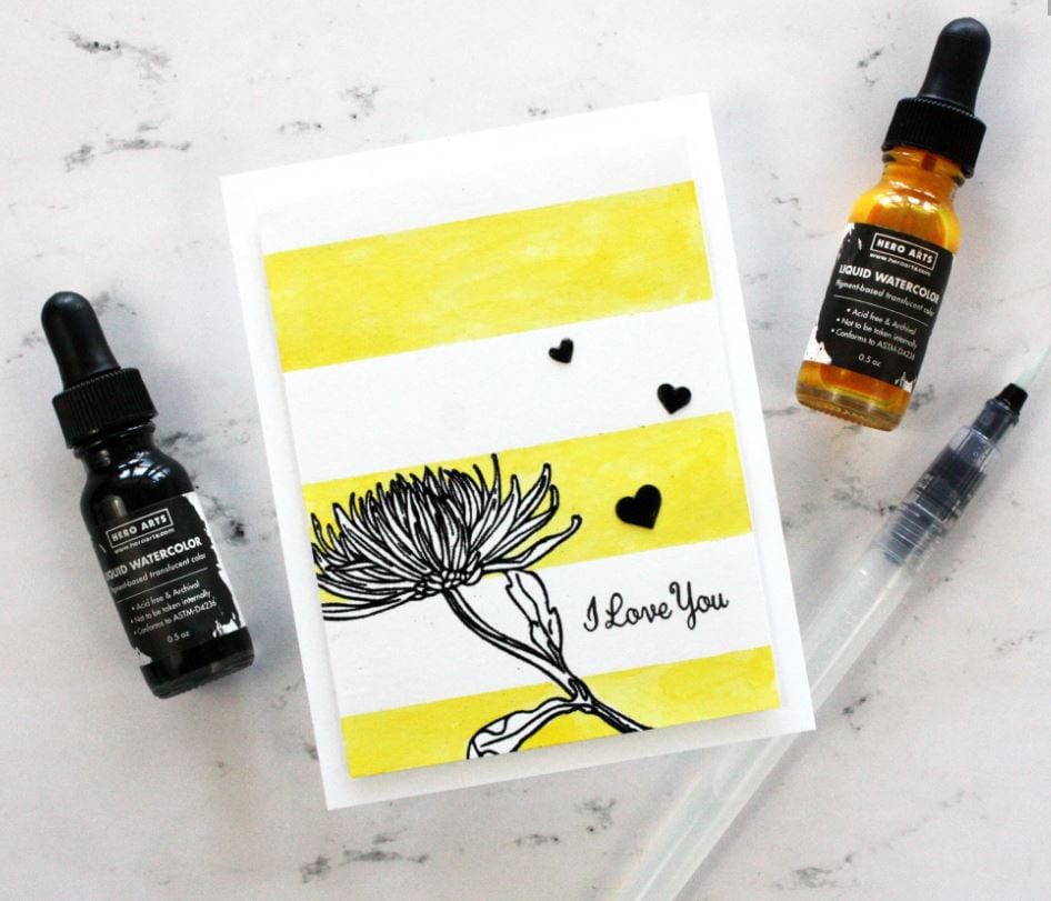 Hero Arts Hero Florals Mum Stem Hero Stamp Set CM262
