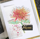 Hero Arts Mums Floral Hero Stamp and Cut DC235