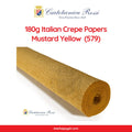 Cartotecnica Rossi Crepe Papers 180g (Orange & Yellow Shades) Full Roll Italian Crepe Papers