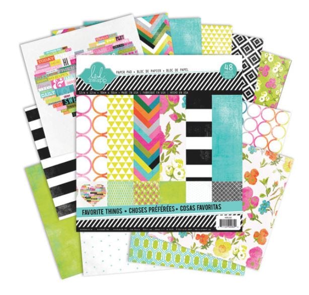 Heidi Swapp My Favorite Things 12"x 12" Paper Pad