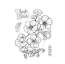 Hero Arts Hero Floral Nasturtium Stamp Set CM263