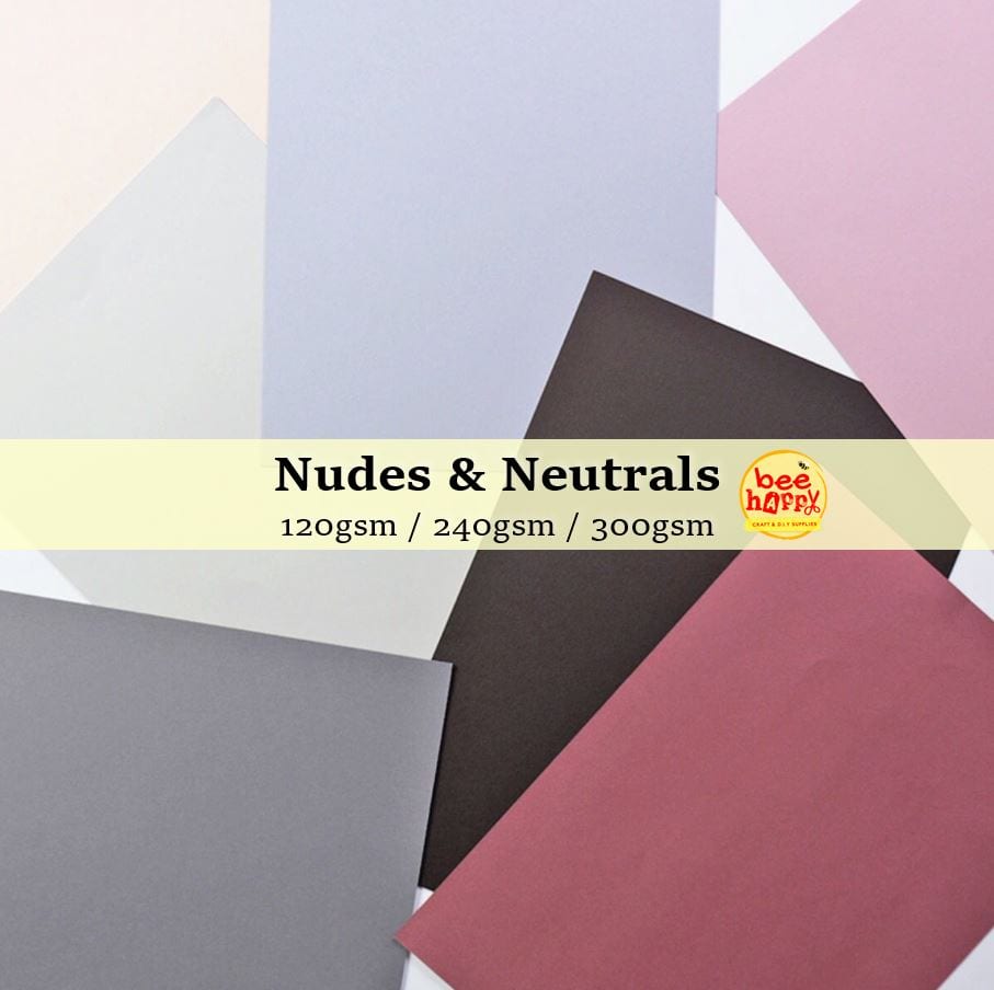 Nudes and Neutrals Specialty Paper 120gsm/ 240gsm / 300gsm A4 Size