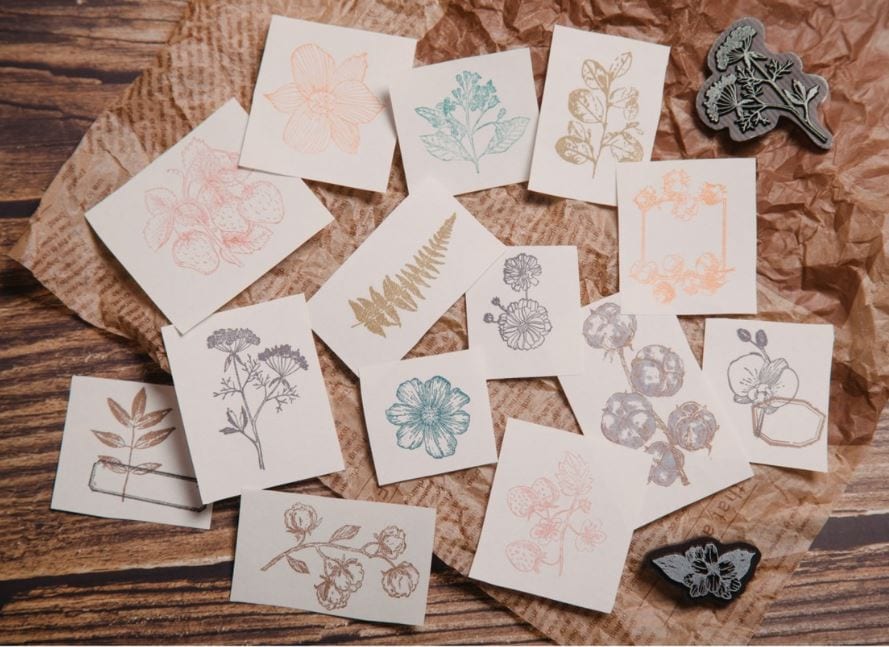 Drehop Natural Selection Cling Stamp Set
