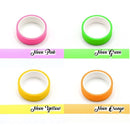 Solid Color Neon Washi Tape 15mm x 10m