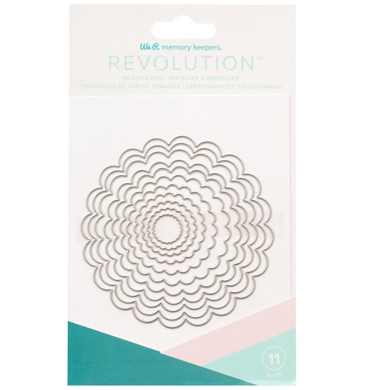 We R Memory Keepers Nesting Die Scallops Revolution