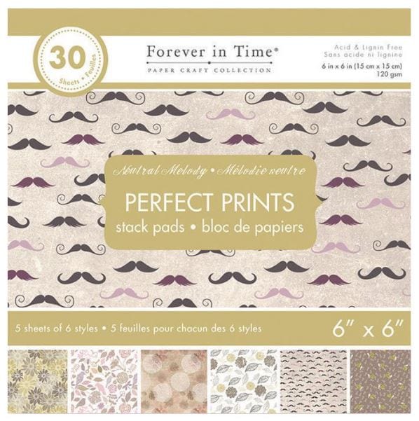 MultiCraft Neutral Melody Single-Sided Paper Pad 6