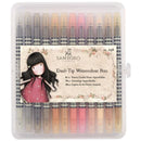 Gorjuss Neutrals Santoro Watercolour Dual-Tip Pens 12/Pkg