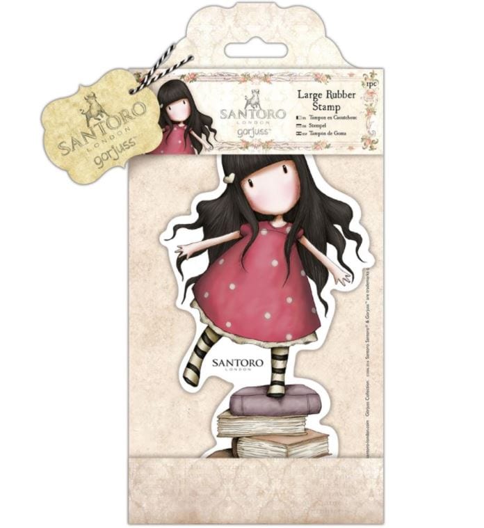 Gorjuss Large New Heights Santoro Large Rubber Stamps