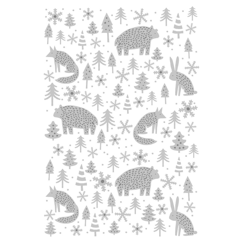 Sizzix Nordic Pattern Multi-Level Textured Impressions Embossing Folder by Olivia Rose