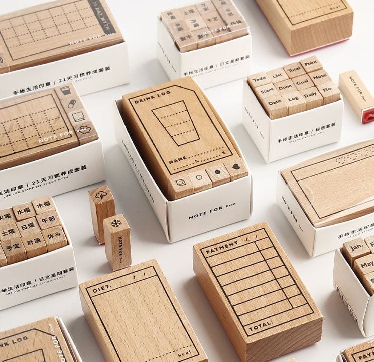 Infeel.Me Note for Deco Journaling Rubber Stamps