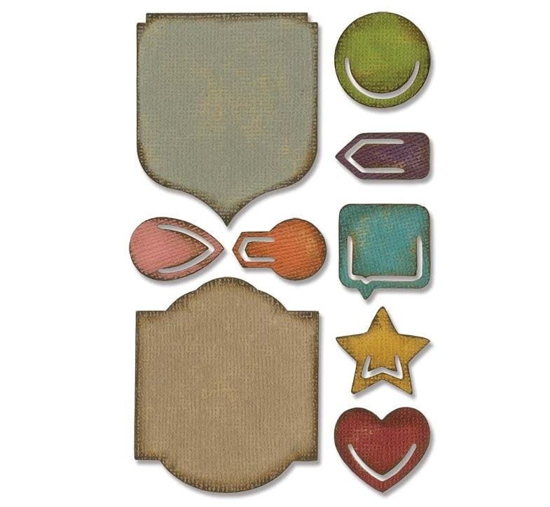 Sizzix Noted Sidekick Side-Order Thinlits Set