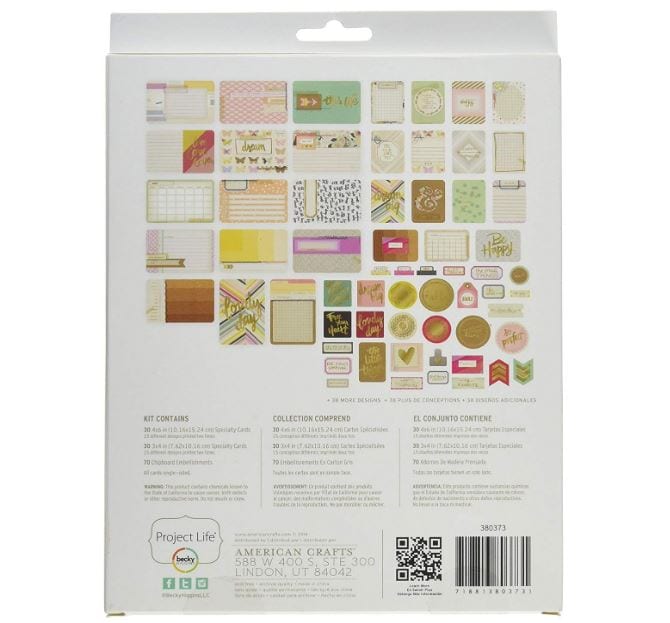 Project Life Notes and Things Value Kit 130/Pkg