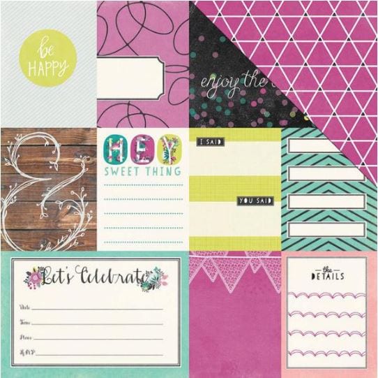 Crate Paper Noteworthy Double-Sided Cardstock 12"X12"