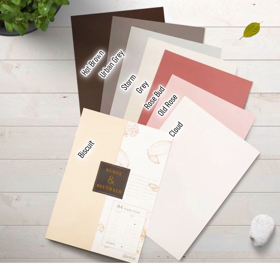 Nudes and Neutrals Specialty Paper 120gsm/ 240gsm / 300gsm A4 Size