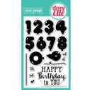 Avery Elle Numbered Balloons Clear Stamps Stamps 4" x 6"