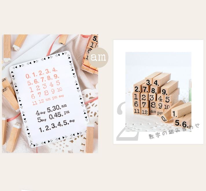 Infeel.Me Mini Rubber Stamp Set 25pcs