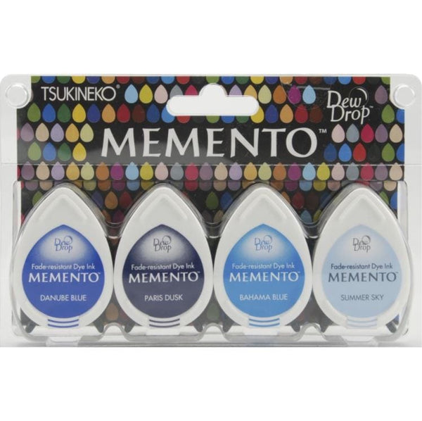 Ocean Memento Dew Drop Dye Ink Pad Sets (4/Pkg)