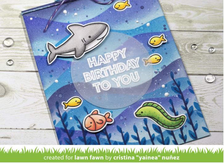 Lawn Fawn Offset Sayings: Birthday Clear Stamps 4