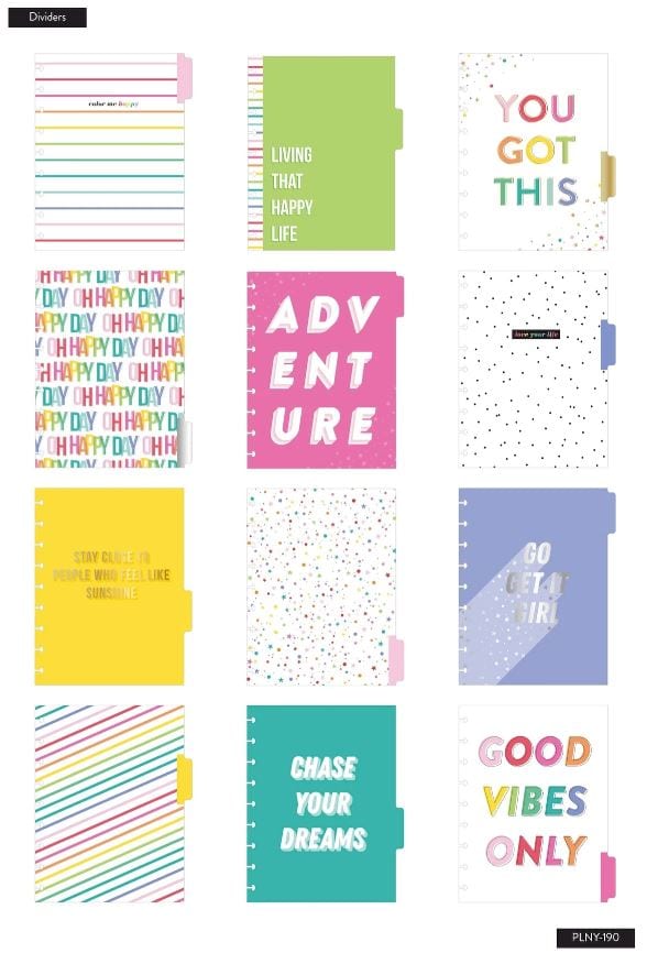 Me And My Big Ideas Oh Happy Everyday Classic Happy Planner Undated