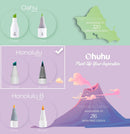 Ohuhu Honolulu 24 Skin Tone Colors Dual Tips Alcohol Art Markers Y30-80400-50 & Y30-80400-78