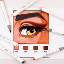 Ohuhu Honolulu 24 Skin Tone Colors Dual Tips Alcohol Art Markers Y30-80400-50 & Y30-80400-78