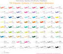 Ohuhu Brush & Chisel 72 Basic Colors Dual Tips Alcohol Art Markers Y30-80401-95